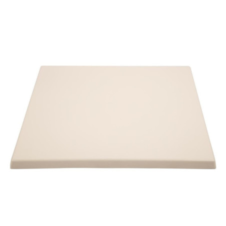 Plateau de table carré Bolero blanc cassé 600mm