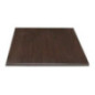 Plateau de table carré Bolero marron foncé 700mm