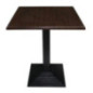 Plateau de table carré Bolero marron foncé 700mm