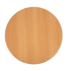 Plateau de table rond Bolero effet hêtre 600mm