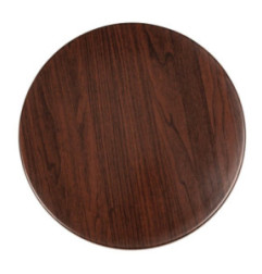 Plateau de table rond Bolero 600mm marron foncé