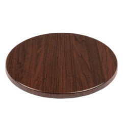 Plateau de table rond Bolero 600mm marron foncé