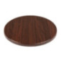 Plateau de table rond Bolero 600mm marron foncé