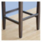 Tabourets de bar haut en simili cuir Bolero marron foncé (Lot de 2)