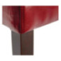 Chaises en simili cuir Bolero rouges (Lot de 2)