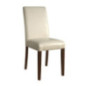 Chaises en simili cuir Bolero crème (Lot de 2)