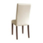 Chaises en simili cuir Bolero crème (Lot de 2)