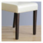 Chaises en simili cuir Bolero crème (Lot de 2)