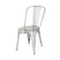 Chaises bistro en acier Bolero (lot de 4)