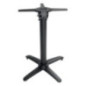 Pied de table basculant en aluminium noir Bolero