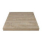 Plateau de table carré Bolero 600mm effet bois clair
