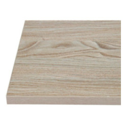 Plateau de table carré Bolero 600mm effet bois clair