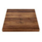 Plateau de table carré Bolero 700mm effet bois chêne rustique