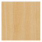 Chaises dossier carré couleur naturelle Bolero (lot de 4)