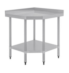 Table d'angle inox Vogue 600mm