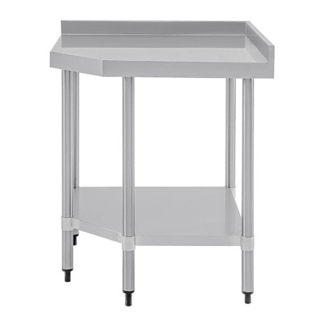 Table d'angle inox Vogue 600mm