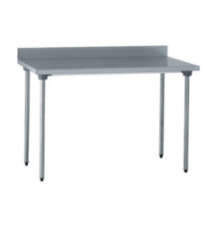 Table de préparation inox avec dosseret Tournus 1200mm