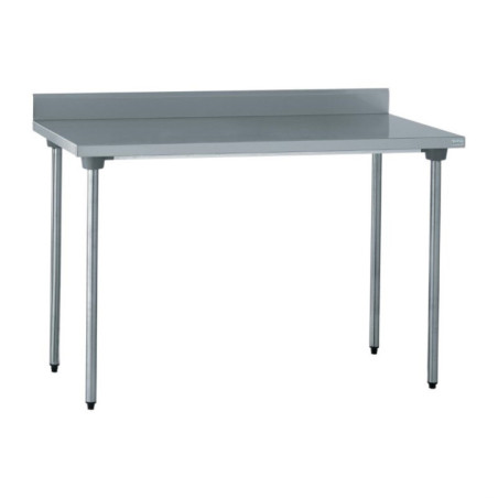 Table de préparation inox avec dosseret Tournus 1600mm