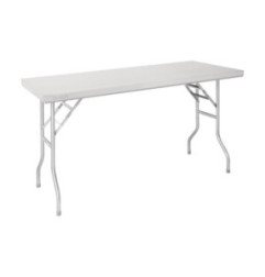 Table de travail pliante inox Vogue 1220x610x780mm