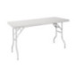 Table de travail pliante inox Vogue 1220x610x780mm Table de travail pliante inox Vogue 1220x610x780mm