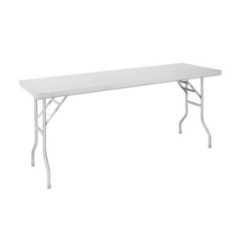 Table de travail pliante inox Vogue 1830x610x780mm