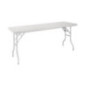 Table de travail pliante inox Vogue 1830x610x780mm