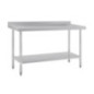 Table en acier inoxydable avec rebord Vogue 1500 x 700mm