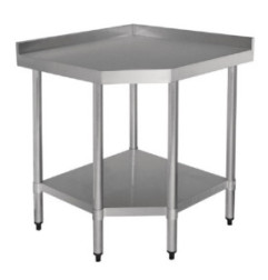 Table d'angle inox Vogue 700mm