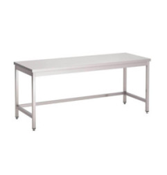 Table inox sans étagère basse Gastro M 1600 x 700 x 890mm