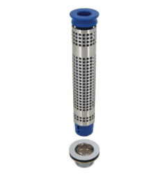 Bonde 70mm et tube de surverse avec filtre pour plonge de 250mm