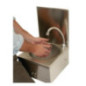 Lave-mains commande au genou inox Basix