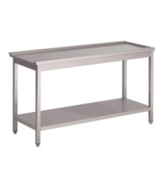 Table de sortie 80cm pour modèle à capot HT50 GL896 Gastro M 80x59x85cm