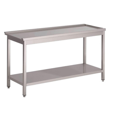 Table de sortie 80cm pour modèle à capot HT50 GL896 Gastro M 80x59x85cm