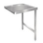 Table de sortie gauche pour lave-vaisselle à capot Vogue 600mm