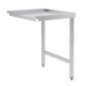 Table de sortie gauche pour lave-vaisselle à capot Vogue 600mm