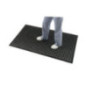 Tapis en caoutchouc antidérapant et antifatigue Jantex noir 1500 x 900mm