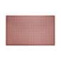 Tapis en caoutchouc antidérapant et antifatigue Jantex rouge 1500 x 900mm