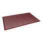 Tapis en caoutchouc antidérapant et antifatigue Jantex rouge 1500 x 900mm