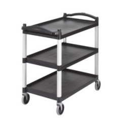 Grand chariot utilitaire noir Cambro