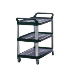 Chariot utilitaire Rubbermaid X-tra noir