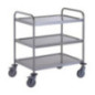 Chariot de service 3 plateaux Tournus 800x530mm (opération spéciale) Chariot de service 3 plateaux Tournus 800x530mm (opération spéciale)