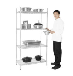 Etagère modulaire 4 niveaux 915x460mm Vogue