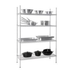 Etagère modulaire 4 niveaux 1220x457mm Vogue