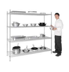Étagère en kit 4 niveaux Vogue 1830 x 610mm