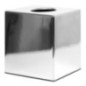 Boîte à mouchoirs cube Bolero chrome brillant