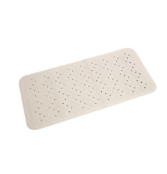 Tapis de bain antidérapant blanc Mitre Essentials 