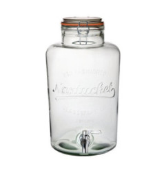 Distributeur de boissons en verre transparent Utopia 8.5 L