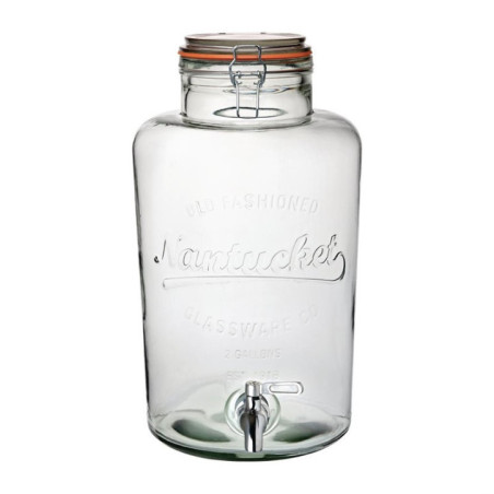 Distributeur de boissons en verre transparent Utopia 8.5 L