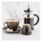 Cafetière à piston en acier inoxydable Olympia 3 tasses
