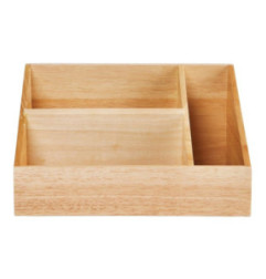 Présentoir nécessaire boissons chaudes en bois Olympia